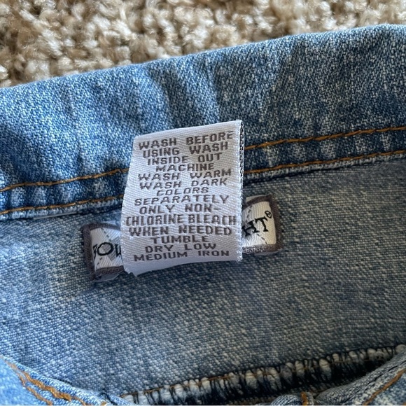 Bowen & Wright Denim Jacket Baby Girl Boy 12 Months Blue Cotton Vintage - Picture 16 of 16